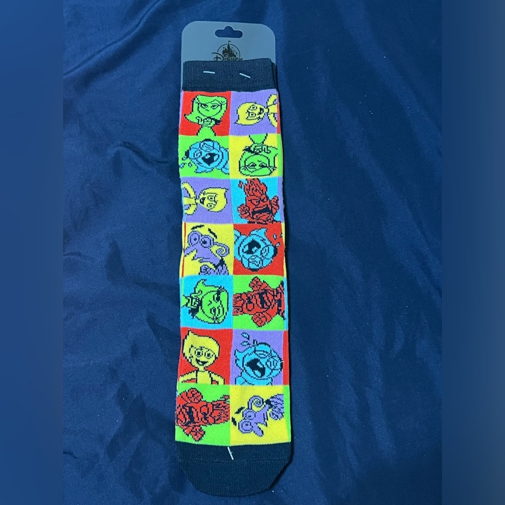 Disney - Pixar Inside Out Character Adult Socks Men's 9-12 Women's 10-13